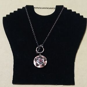 Elegant Rose Locket Necklace